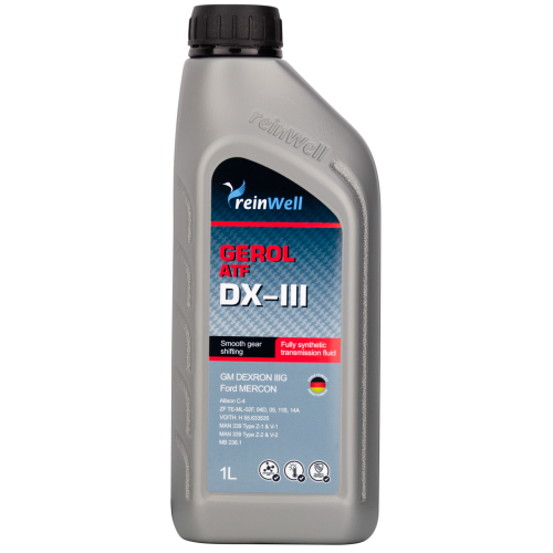 Трансмиссионное масло GEROL ATF DX III - 1 л