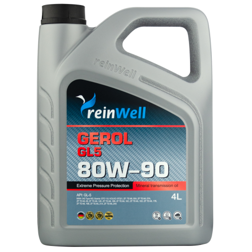 Трансмиссионное масло GEROL 80W-90 GL5 - 4 л Трансмиссионное масло GEROL 80W-90 GL5 - 4 л